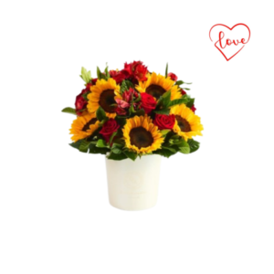 Box de Rosas & Girasoles